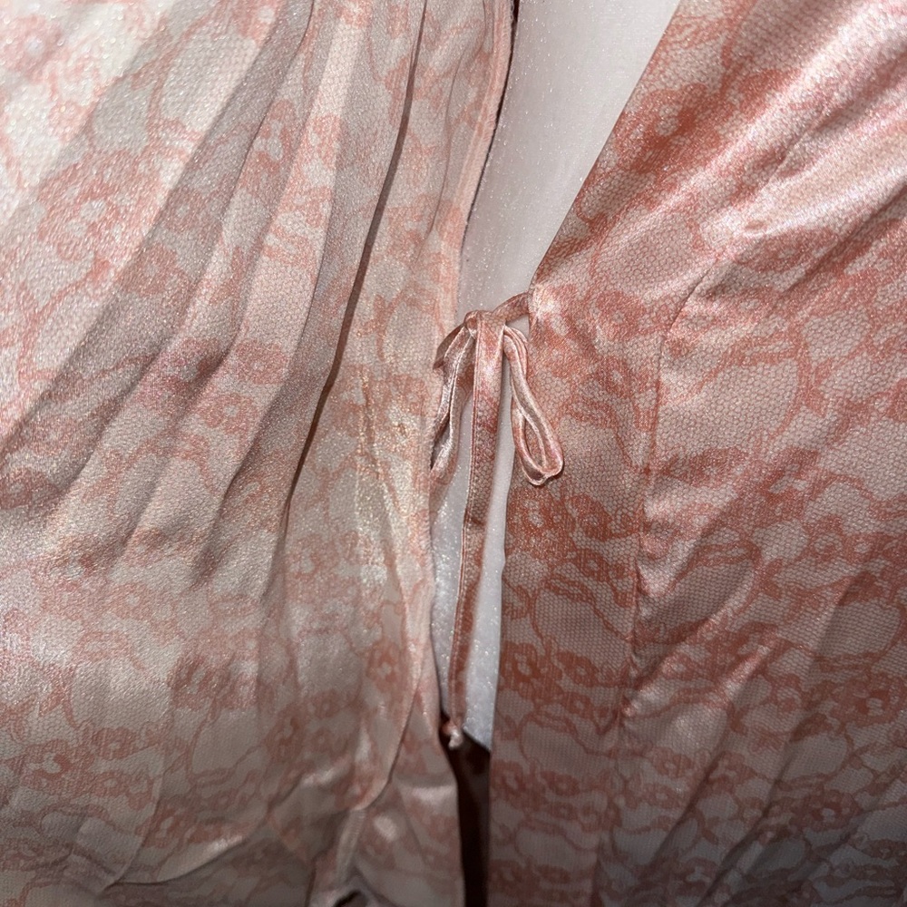 Vintage Miss Dior Pink Satin Robe - Picture 4 of 5